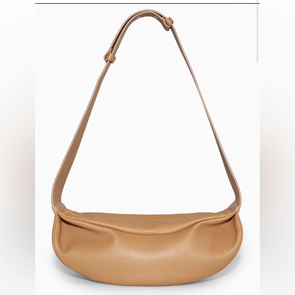 COS LEATHER CROSSBODY SWING BAG